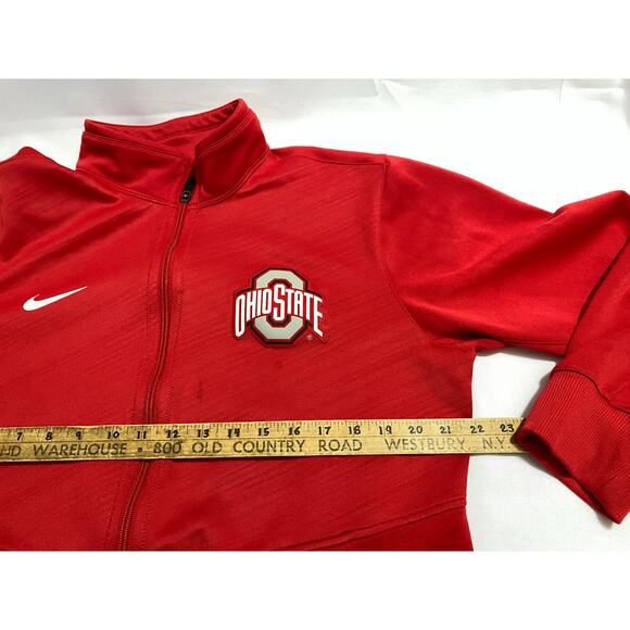 Ohio State University Nike Dri-Fit Jacket – Red – Adult Medium – Zip-Up - Picture 3 of 12